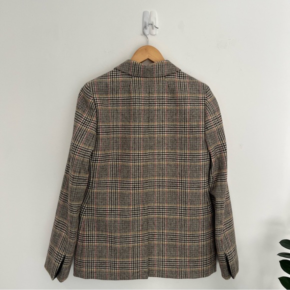 J. Crew Somerset Blazer in Glen Plaid English Wool Tailored Fitted | women’s 6T - Picture 3 of 15
